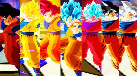 Todas As TransformaÇÕes E Especiais Do Goku Base Ssj Ssj2 Ssj3