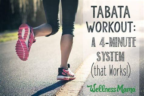 Tabata Workout The Powerful 4 Minute System That Works Tabata