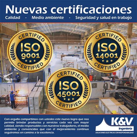 Nuevas Certificaciones Iso9001 Iso14001 Iso45001