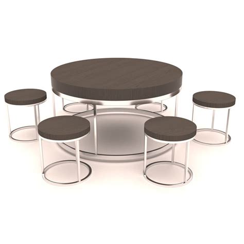 Miami Chair Welded Table And Table Setting Set 3d Model 59 Max Fbx