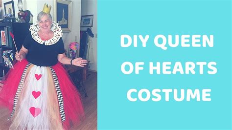 Diy Queen Of Hearts Costume No Sewing Required Youtube