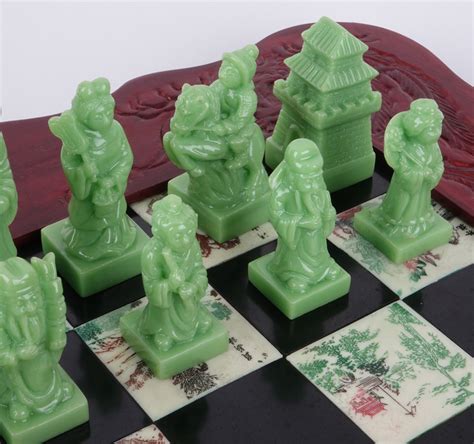 Vintage Chinese Chess Set Kodner Auctions Chinese Chess Set Chess