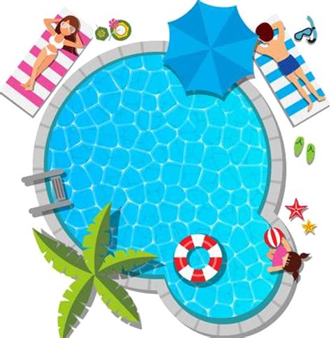 Kids Pool Top View Clipart Full Size Clipart 5683358 Pinclipart