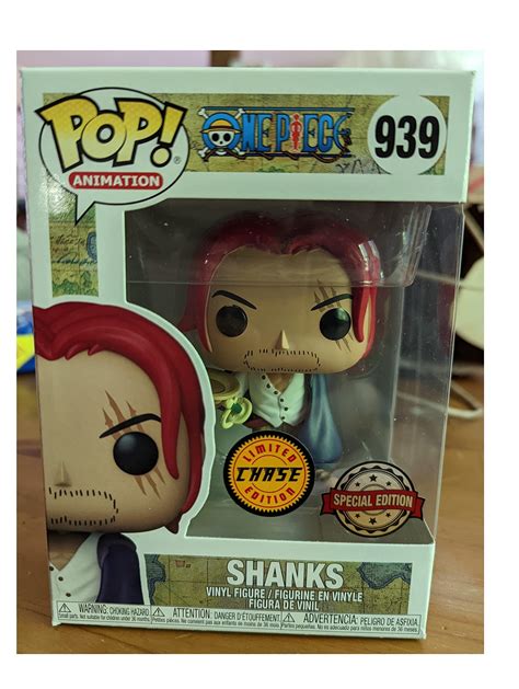 Funko POP Animation One Piece CHASE Shanks Exclusive Sticker Walmart Com