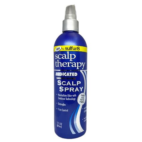 Sulfur8 Scalp Therapy Medicated Dandruff Control Scalp Spray 12 Oz