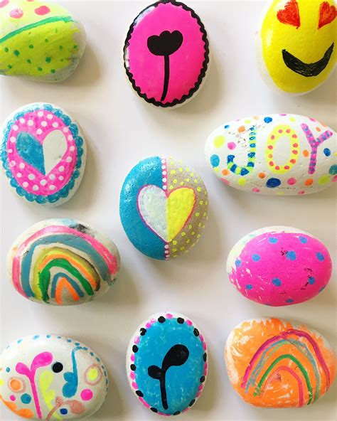 Painted Rocks Kindness Rock Painting Ideas For Kid More