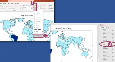 Editable Country World Maps For Powerpoint 2022 2023