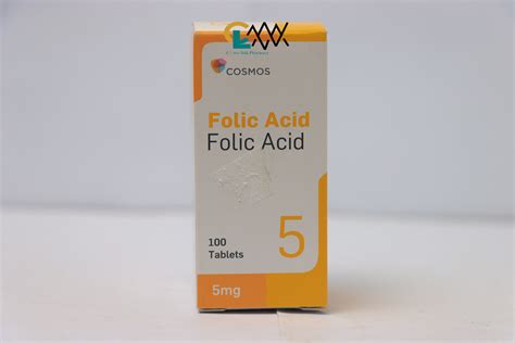 Folic Acid 5mg Tabs Price Per Tab Cross Link Pharmacy Solutions Ltd