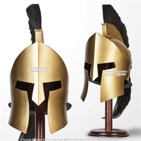 King Leonidas 300 Greek Spartan Trojan Warrior Helmet Larp Collectible