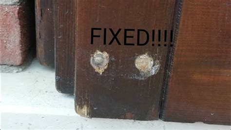 How To Fix Stripped Screw Holes In A Shutter Under 5 Minutes Youtube