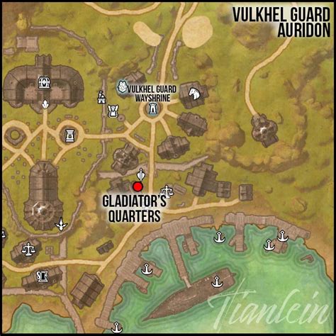 Tianlein Elder Scrolls Online Guide Location Gladiator S Quarters