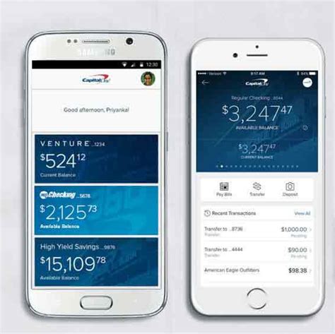 Our business mobile app allows you to: Capital One, Discover win honors for best mobile financial ...