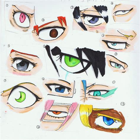 Anime Attic Bleach Espada Eye Chart