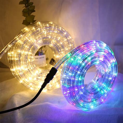 Dhl Waterproof Rainbow Tube Rope Led Strip Christmas Light Outdoors