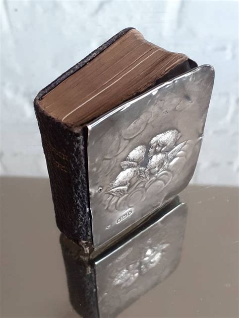 Rare Sterling Silver Covered Miniature Book Of Common Prayer Etsy