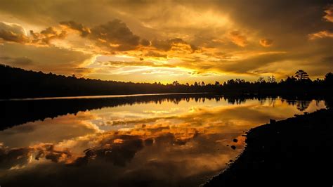 2560x1440 Kaibab Lake Sunset 1440p Resolution Hd 4k Wallpapers Images