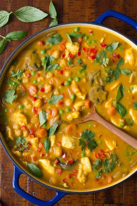 Chicken Carrot And Chickpea Coconut Curry Recipe Chickpea Coconut