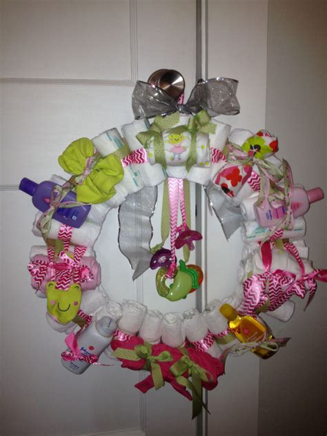 Baby Wreath Diy Art Favors Diy Crafts Baby Shower Wreaths Wreath