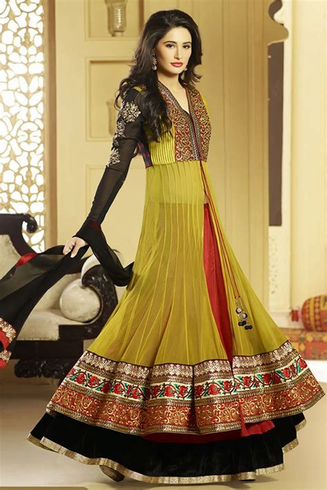 Buy Bollywood Replica Sarees Salwar Kameez Lehenga Choli Online Nargis Fakri Salwar Suits