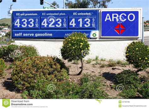 Apply for an arco credit account. Arco Gas Station Sign With Prices Editorial Stock Image - Image: 24782189