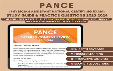 Pance Prep Study Guide In Depth Content Review Practice Test