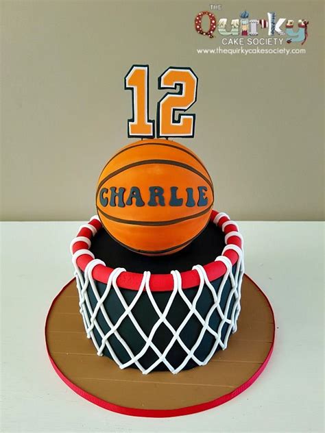 Basketball Hoop Cake Basketball Birthday Cake Birthday Cake Decorating Basketball Cake