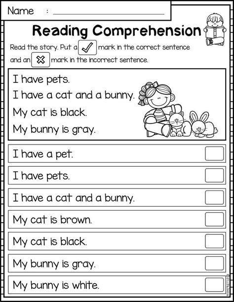 1st Grade Reading Worksheets First Grade Reading Comprehension
