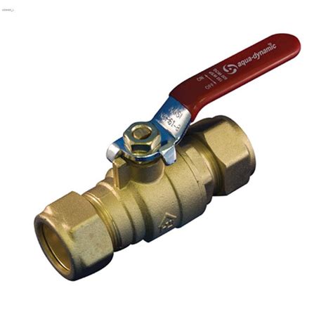Aqua Dynamic 1 2 Forged Brass Full Port Ball Valve Pipe And Fittings Kent Building Supplies