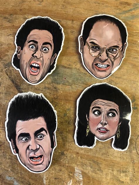 Seinfeld Stickersmagnets Etsy