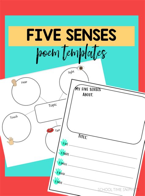Write a 5 Senses Poem (for Kids!) | School Time Snippets