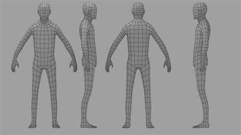 Reference Image For 3d Modeling Human