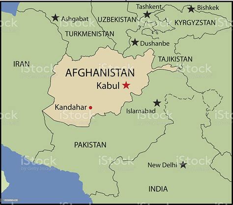 Vector illustration of a radar screen with a map of afghanistan on it. Mapa Afganistan - Stockowe grafiki wektorowe i więcej ...