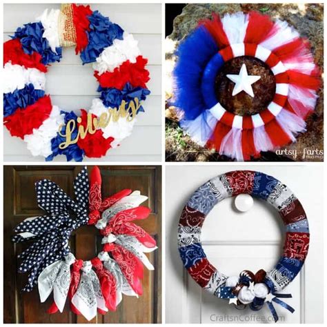 Decorate For July 4th With A Handmade Wreath