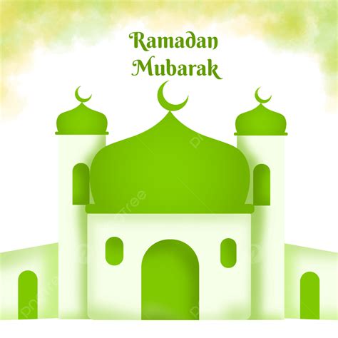 Ramadan Mubarak Hd Transparent Ramadan Mubarak Greeting Illustration