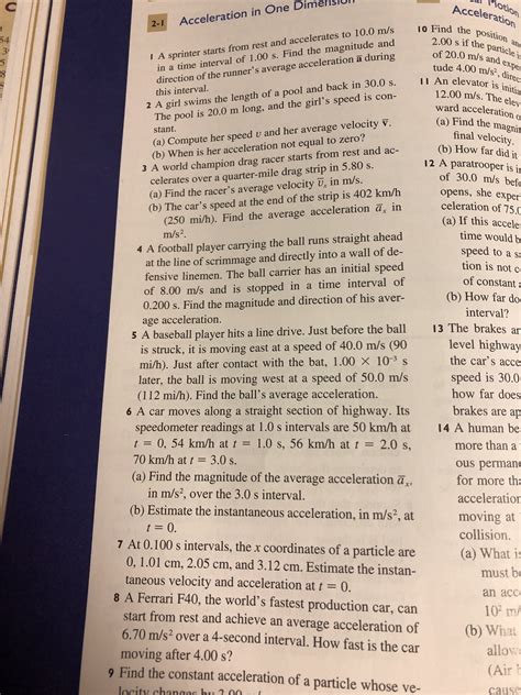 That answers which one is the fastest, but personally, i am more what does faster mean? Answered: lotion Acceleration Acceleration in One… | bartleby