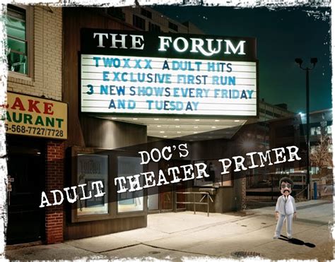 Dr Emilio Lizardo S Journal Of Adult Theaters Updated Adult Theater Primer