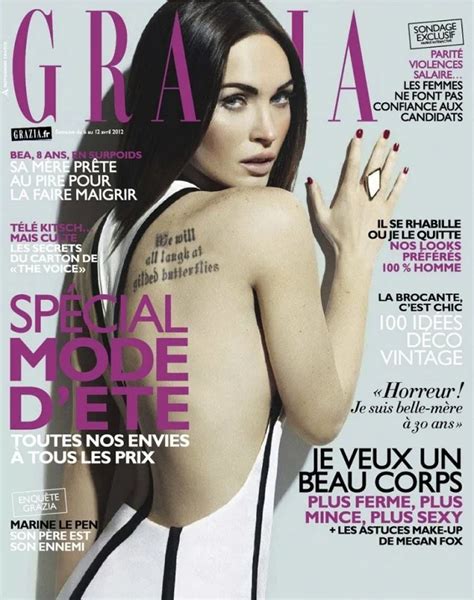 Megan Fox Is Backless For Grazia France April 2012