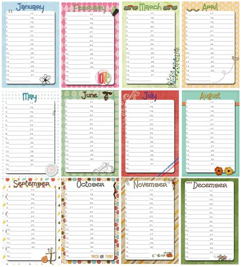 Free Perpetual Calendar Template Posts Related To Perpetual Birthday