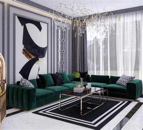 Black And Green Living Room Decor Ideas Lime Green