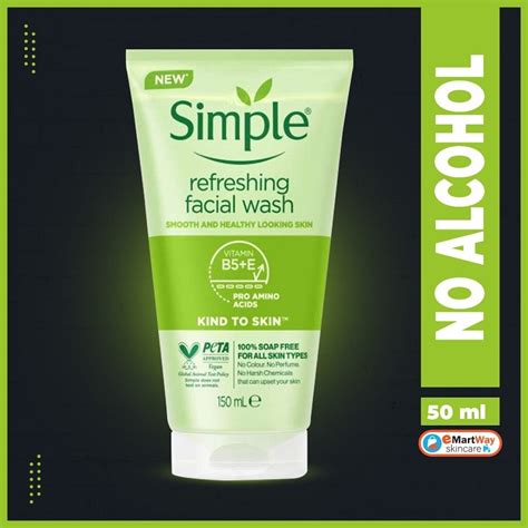 Buy Simple Skin Refreshing Facial Wash Gel Online In Bangladesh