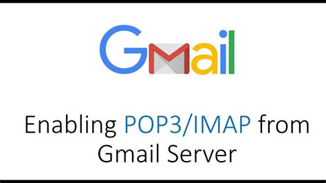 How To Enable Pop3 Or Imap Form Gmail Server Mẹo Hay 360