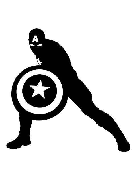 Captain America Stencils Free Stencils And Template Cutout Printable