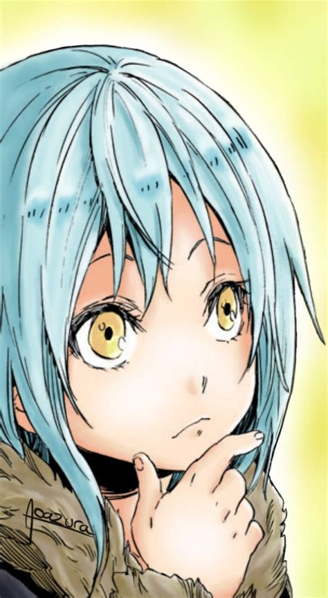 Rimuru Tempest Anime Blue Hair Anime Boy Slime