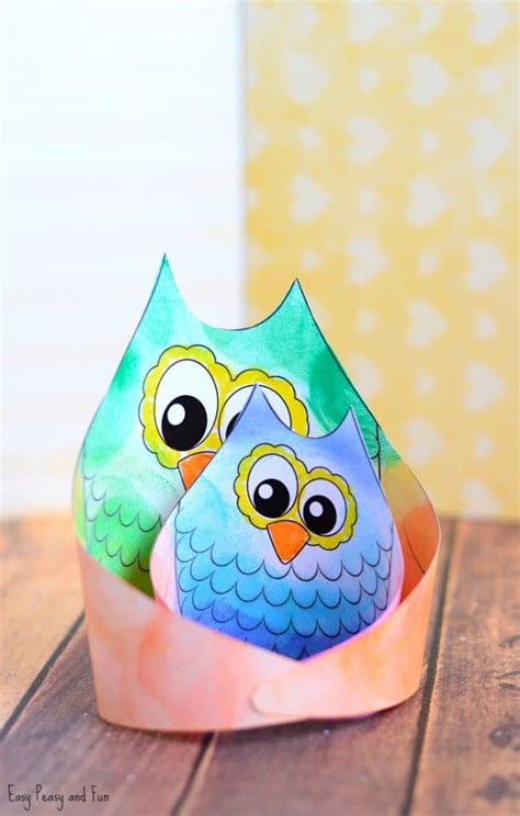 Simple Owl Craft Template Easy Peasy And Fun