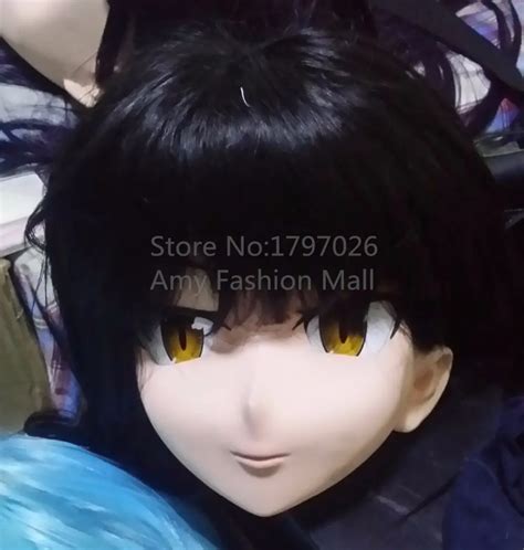 Cartoon Character Handmade Female Latex Silicone Full Face Kigurum Mask