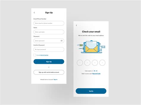 Sign Up Screen Uplabs