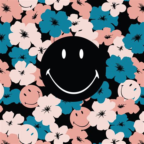 Aesthetic Smiley Face Wallpapers Smiley Face Redbubble Aesthetic Wallpapers Cute Background