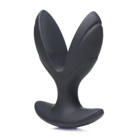zeus electro spread 64x vibrating and e stim silicone rechargeable butt plug with remote control