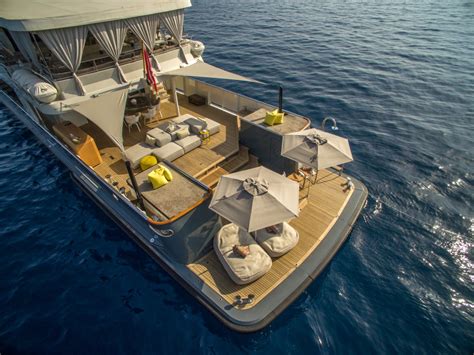 Fantastic Swim Platform And Aft Deck — Yacht Charter And Superyacht News
