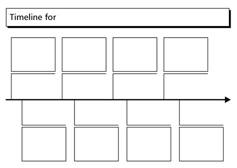 17 Blank Printable Timeline Worksheets Free Pdf At